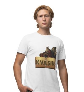 Gift of the Gods: Essence of Pure Wisdom Graphic Printed White T-Shirt for Men