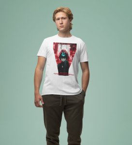 Neo-Tokyo Vibes: Believer Graphic Printed White T-Shirt