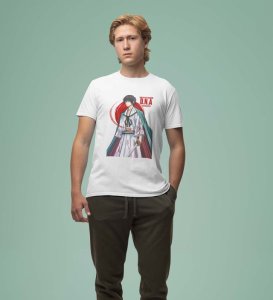 Samurai Legacy: Bloodline of Honor Graphic Printed White T-Shirt
