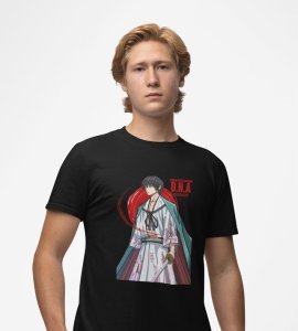 Samurai Legacy: Bloodline of Honor Graphic Printed Black T-Shirt