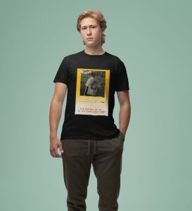 Just the Two of Us: In My Memories Now Graphic Printed Black T-shirt