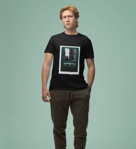 Pain's My Only Home: I've Learned to Be Alone Graphic Printed Black T-shirt