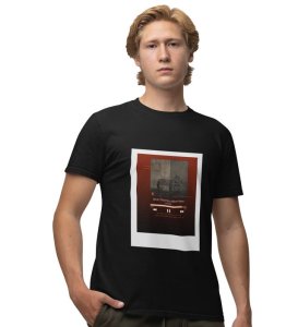 If You Came Back: I'd Still Be Here Graphic Printed Black T-shirt