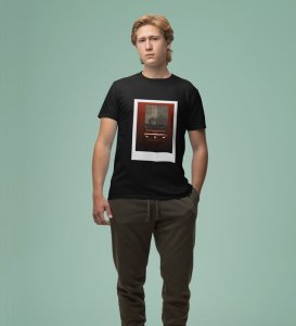 If You Came Back: I'd Still Be Here Graphic Printed Black T-shirt