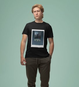 Blaming Myself Softly: All My Fault Graphic Printed Black T-shirt