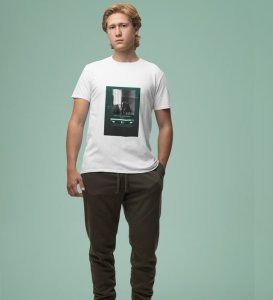 Pain's My Only Home: I've Learned to Be Alone Graphic Printed White T-shirt