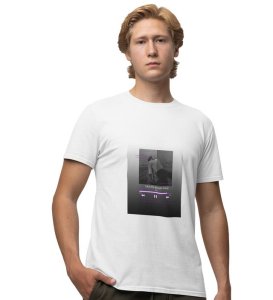 Waiting in Stillness: The Space Between Us Graphic Printed White T-shirt