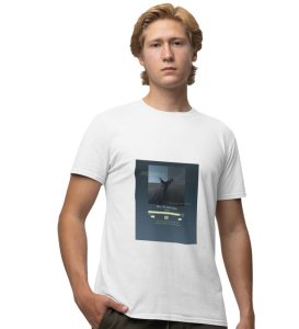 Blaming Myself Softly: All My Fault Graphic Printed White T-shirt