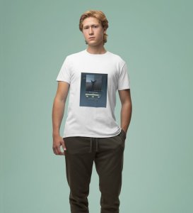 Blaming Myself Softly: All My Fault Graphic Printed White T-shirt