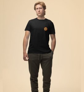 Shhh!!!: Sushi is Sleeping Graphic Printed Black T-shirt