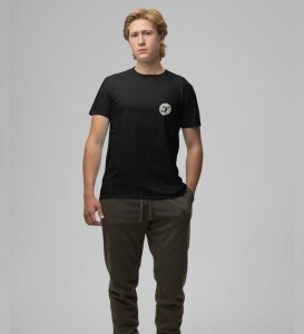 From Pan to Soul: Gyoza Edition Graphic Printed Black T-shirt