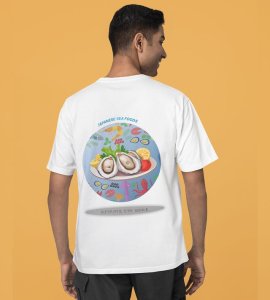 Shell Yeah!: Oysters & Friends Feast Graphic Printed White T-shirt