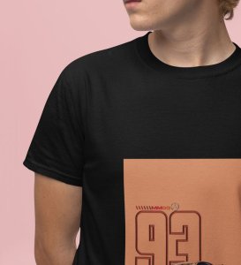 Edge of Speed : Born to Race Graphic Printed Black T-Shirt