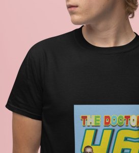 Speed Legend : The 46 Legacy Graphic Printed Black T-Shirt