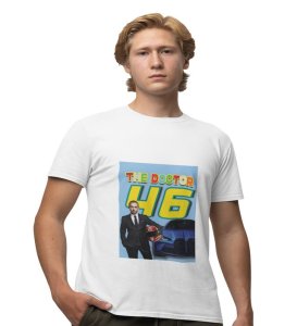 Speed Legend : The 46 Legacy Graphic Printed White T-Shirt