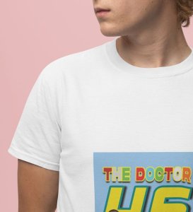 Speed Legend : The 46 Legacy Graphic Printed White T-Shirt