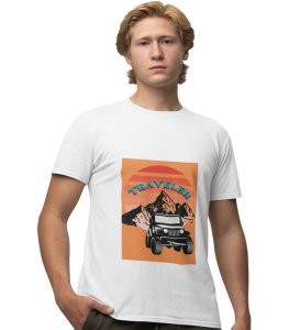 Wander More : Infinite Adventures Graphic Printed White T-Shirt