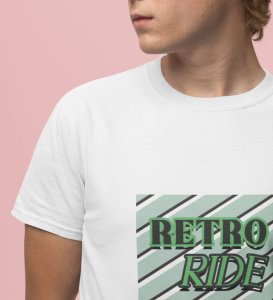 Speed Revival : Retro Ride Enthusiast Graphic Printed White T-Shirt