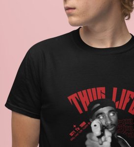 Timeless Beats : Empowerment Through Music Graphic Printed Black T-Shirt