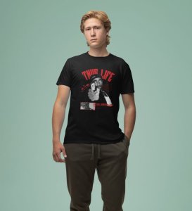 Timeless Beats : Empowerment Through Music Graphic Printed Black T-Shirt