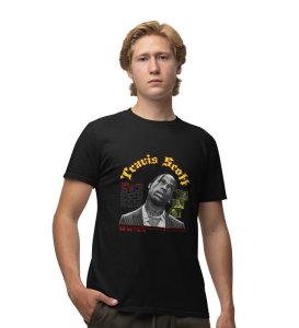 Next Level Vibes : Elevate the Experience Graphic Printed Black T-Shirt