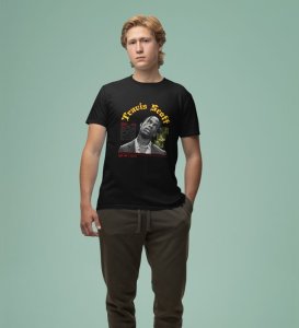 Next Level Vibes : Elevate the Experience Graphic Printed Black T-Shirt