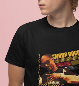 Master of the Mic : West Coast Legacy in Every Verse Graphic Printed Black T-Shirt