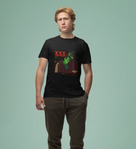 Courageous Flow : Speaking Through Music and Emotion Graphic Printed Black T-Shirt