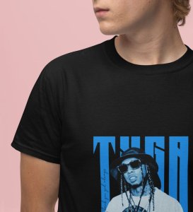 Street Anthem : The Vibe of Urban Legend Graphic Printed Black T-Shirt