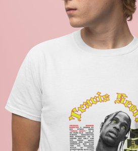 Next Level Vibes : Elevate the Experience Graphic Printed White T-Shirt