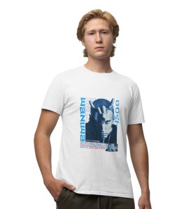 Unmatched Legacy : The GOAT Vibes Graphic Printed White T-Shirt