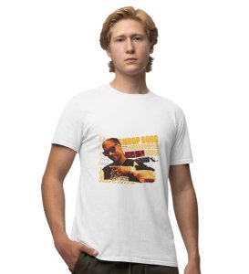 Master of the Mic : West Coast Legacy in Every Verse Graphic Printed White T-Shirt