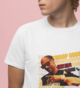 Master of the Mic : West Coast Legacy in Every Verse Graphic Printed White T-Shirt