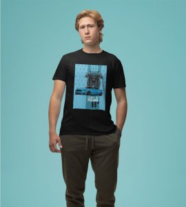 Chasing the Curse : Speed Demon Unleashed Graphic Printed Black T-Shirt