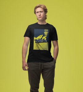 Drift & Grind : Get Some Dirt Graphic Printed Black T-Shirt