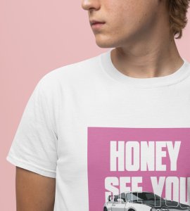 Intense Stare : Feeling the Heat Graphic Printed White T-Shirt