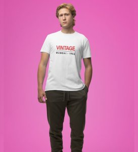 Flora Fountain: Design of Elegance Graphic Printed White T-Shirt