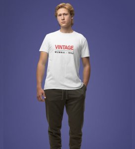 Gateway of India: Tribute to Mumbai Graphic Printed White T-Shirt