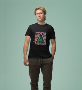 Urban Fighter : Rising Strong Against All Odds Graphic Printed Black T-Shirt