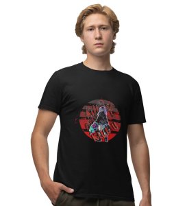 Blood Moon Strike : Fighting Battles That No One Sees Graphic Printed Black T-Shirt