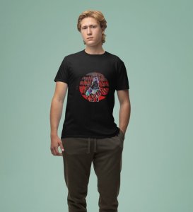 Blood Moon Strike : Fighting Battles That No One Sees Graphic Printed Black T-Shirt