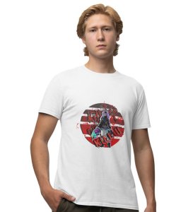 Blood Moon Strike : Fighting Battles That No One Sees Graphic Printed White T-Shirt