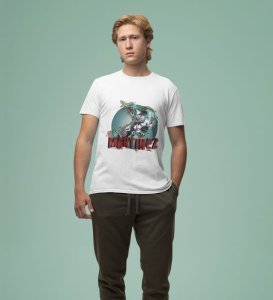 Street King : Martinez in Overdrive Graphic Printed White T-Shirt