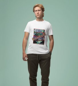 Cyber Rebels : Chronicles from the Edge Graphic Printed White T-Shirt