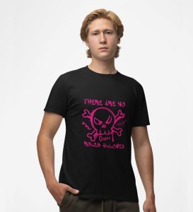 No Rules Zone: Graphic Printed Black T-Shirt
