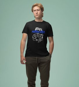 Urban Truth Vibes: Graphic Printed Black T-Shirt