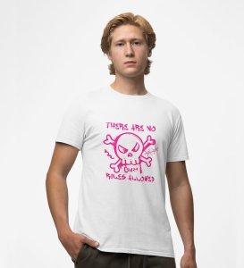 No Rules Zone: Graphic Printed White T-Shirt