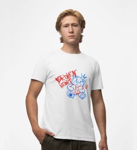 Crying Heart Club: Graphic Printed White T-Shirt