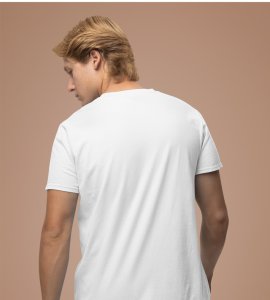 Western Chill: Graphic Printed White T-Shirt