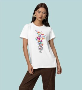 Colorful Music Burst: Notes and Freedom Graphic Printed Black T-Shirt